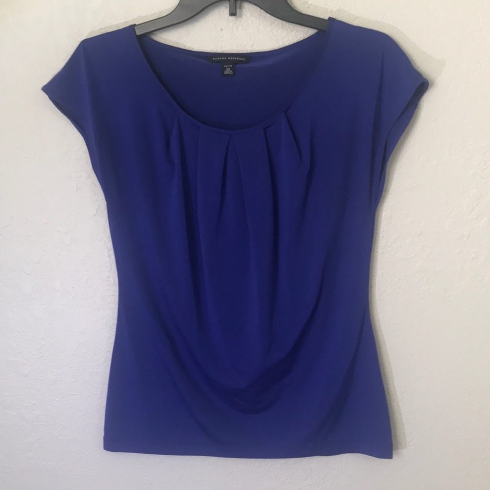 Royal Blue Banana Republic Blouse